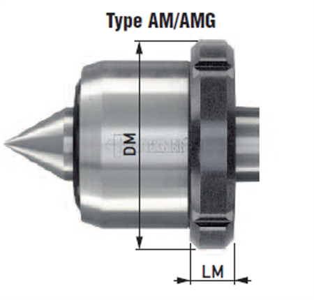 roterande svarvdubb MT6 typ AMG